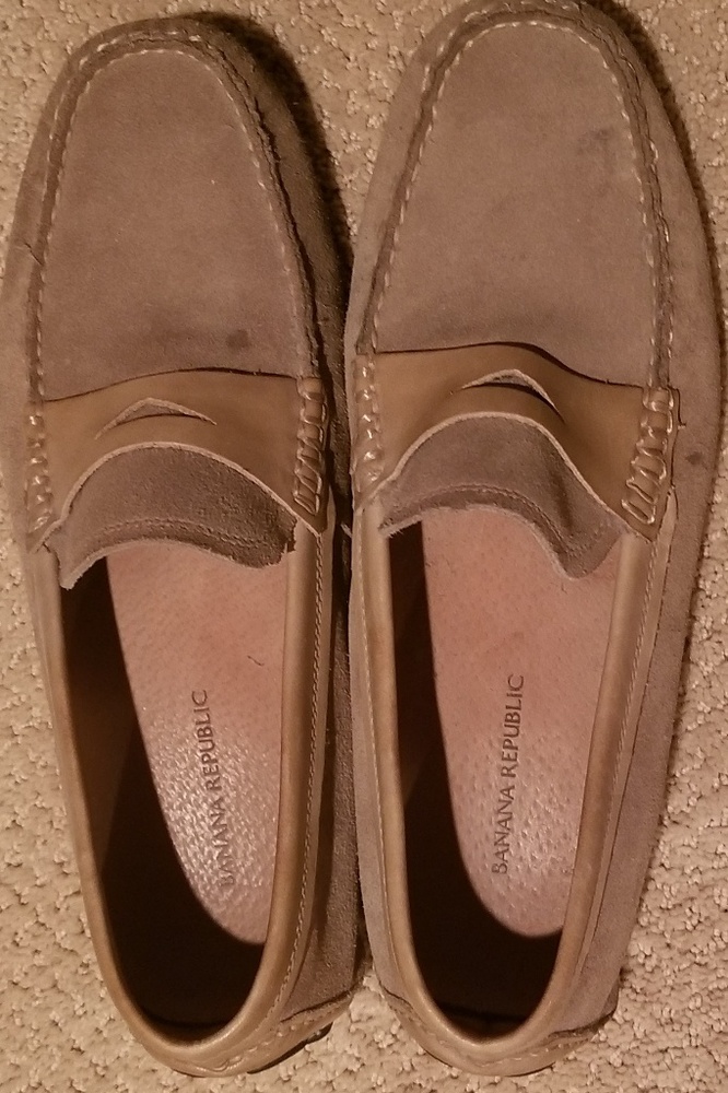 Suede loafers